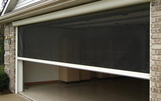 motorized garage screen