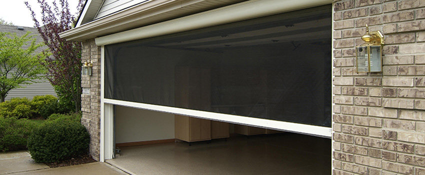 motorized garage screen