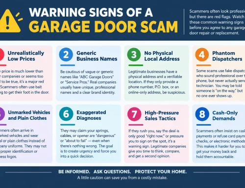 Warning Signs of a Garage Door Scam