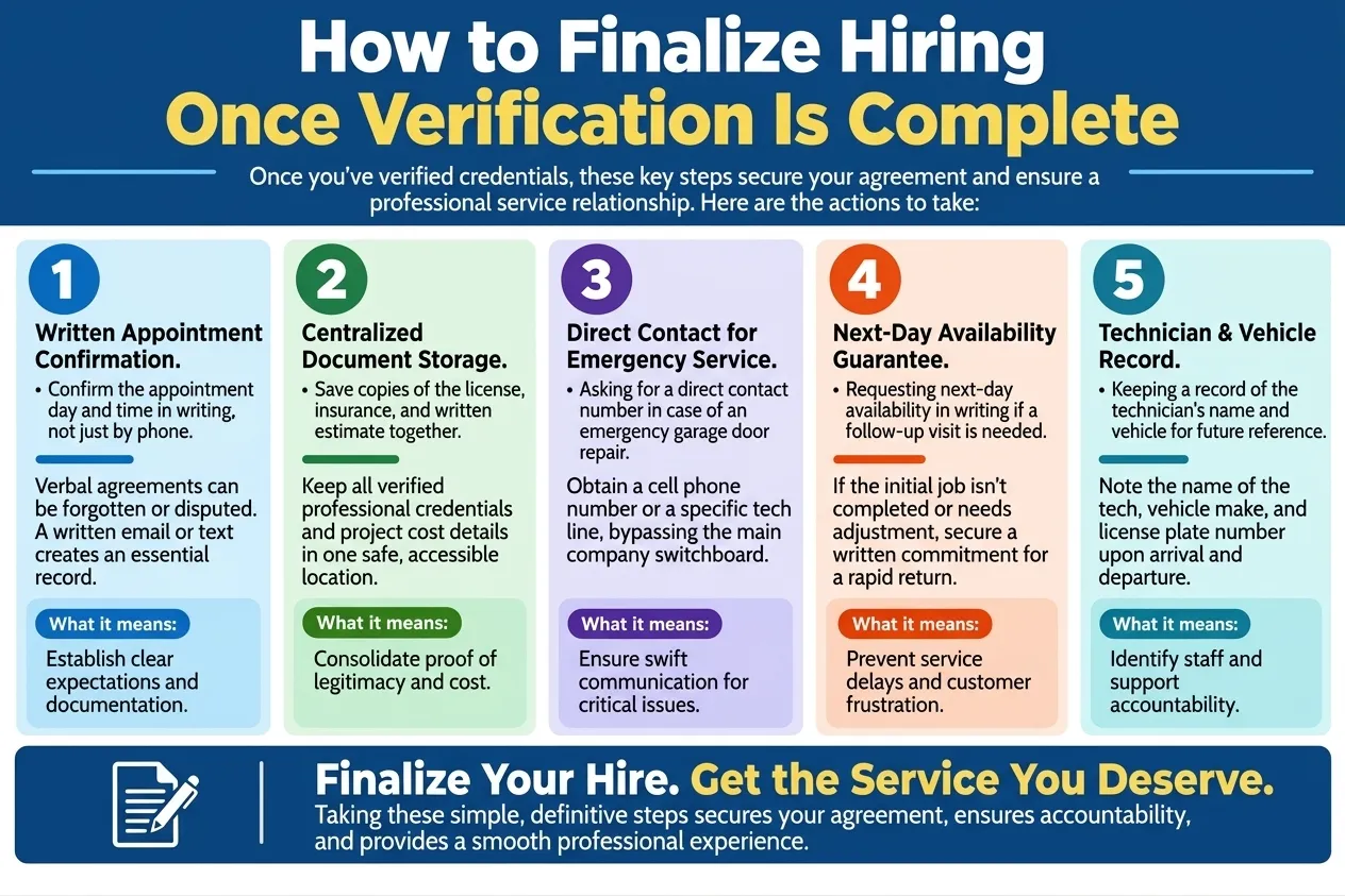 How to Finalize Hiring Once Verification Is Complete