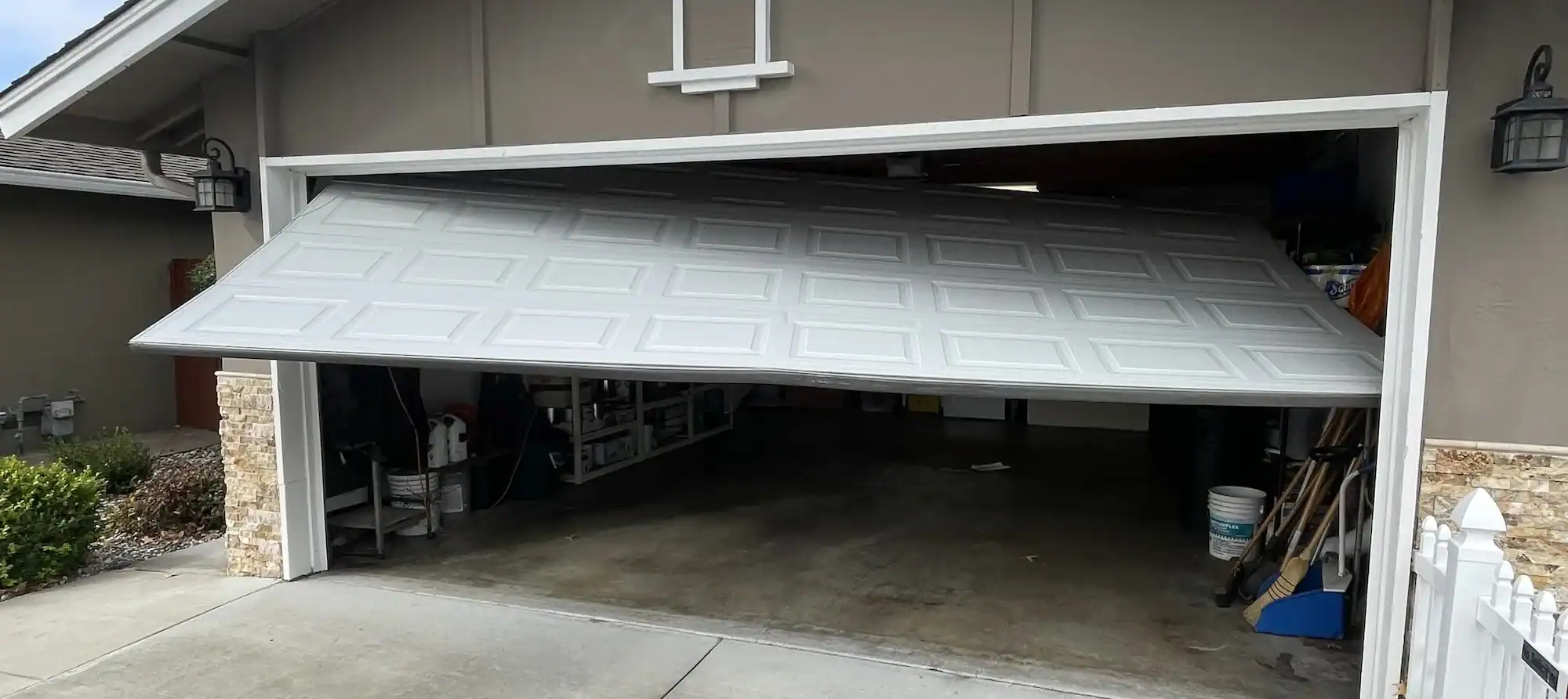 Garage Door Track Repair