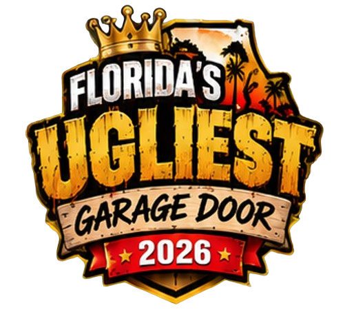 Florida’s Ugliest Garage Door Contest logo Florida's Ugliest Garage Door Contest logo